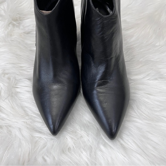 Marc Fisher leather pointed toe ankle boots booties size 10 M - Picture 9 of 15